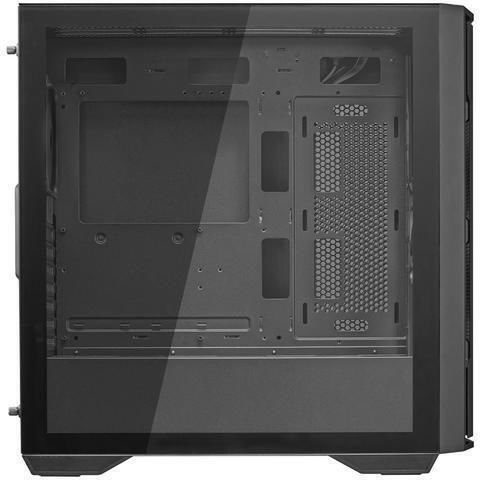 Cougar Uniface Геймърско Midi Tower Компютърна Кутия с Страничен Прозорец Черна