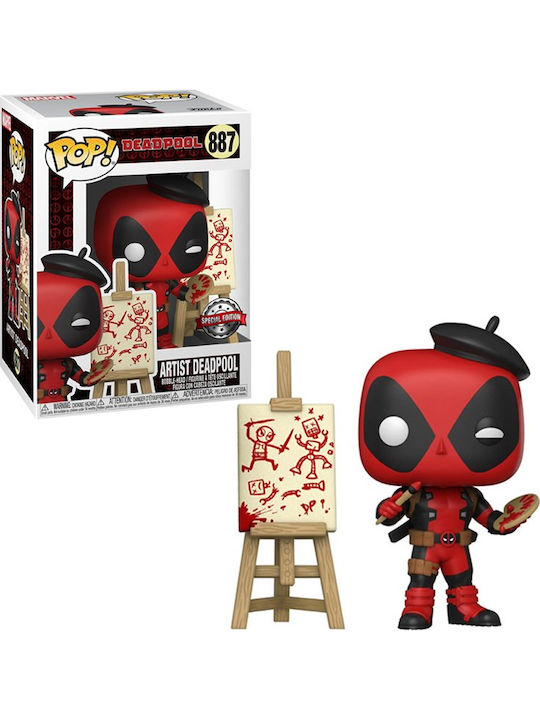 Funko Pop! Marvel: Deadpool - Deadpool Artist 887 Bobble-Head Special Edition