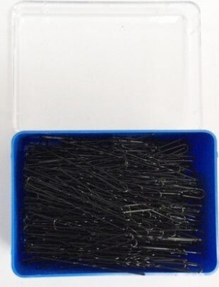 Various Απλά Τσιμπιδάκια Μαλλιών Μαύρα 5.6cm 250gr