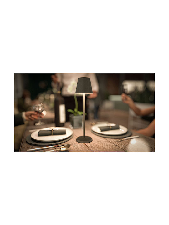 Securit Felina Outdoor Floor Lamp with Warm White Light IP54 Black