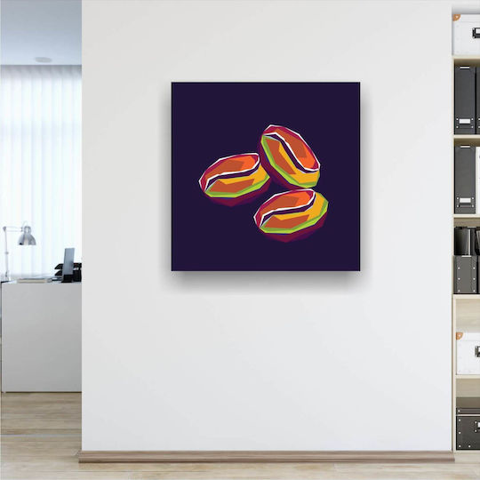 Coffee Frame Coffee Beans Art 100x100