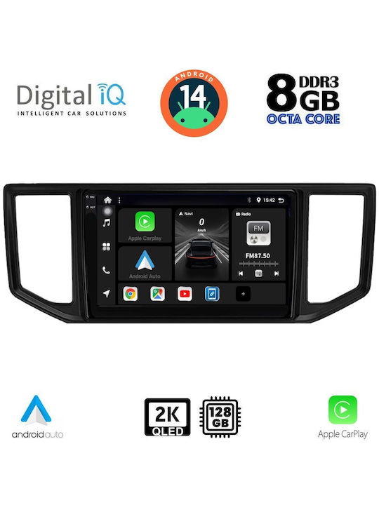 Digital IQ Car Audio System for Volkswagen Crafter 2017 (Bluetooth/USB/AUX/WiFi/GPS/Apple-Carplay/Android-Auto) with Touch Screen 10"