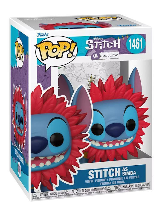 Φιγούρα Funko Pop Disney Lilo & Stitch Stitch As Simba #1461 Φιγούρα Funko Pop Disney Lilo & Stitch Stitch As Simba #1461