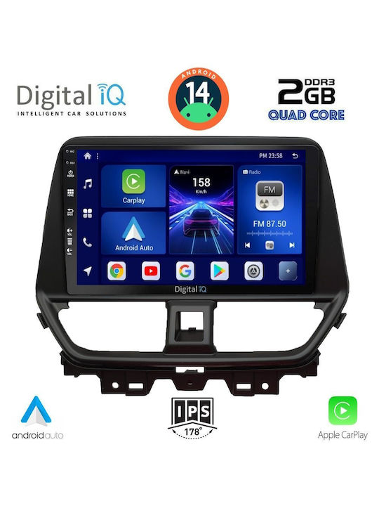 Digital IQ Sistem Audio Auto pentru Suzuki Baleno 2022 (Bluetooth/USB/AUX/WiFi/GPS/Apple-Carplay/Android-Auto) cu Ecran Tactil 9"