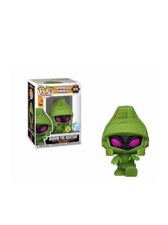 Funko Pop Figure Looney Tunes Halloween Marvin Martian Gitd #1674 Exclusive