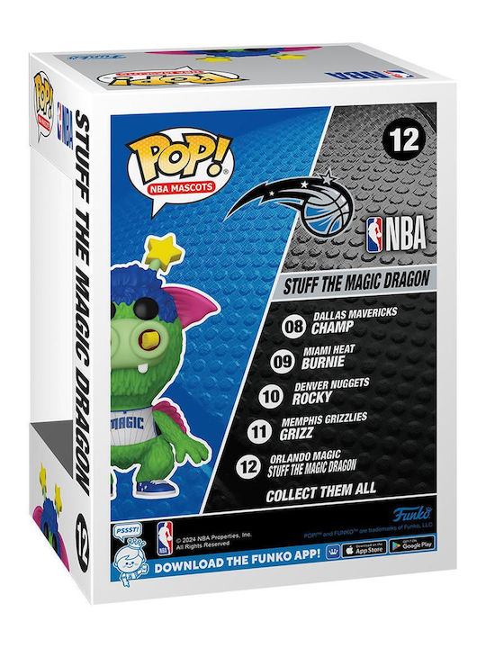 Funko Pop! NBA Mascots Orlando - Stuff The Magic Dragon 12