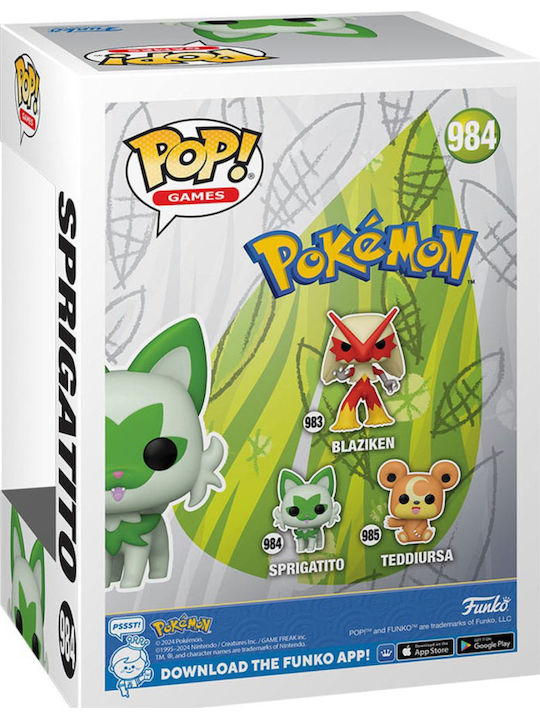 Funko Pop! Games: Pokemon - Sprigatito 984 Exclusive
