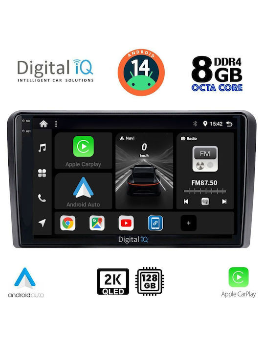 Digital IQ Car Audio System 2007-2017 (Bluetooth/USB/AUX/WiFi/GPS/Apple-Carplay/Android-Auto) with Touch Screen 10"