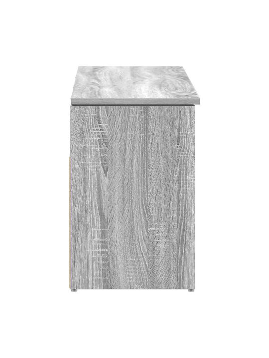 Entry Furniture with Shoe Rack Sonoma Gray 102x30.5x45cm