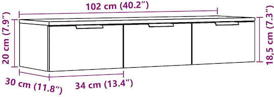 TV-Ständer Braune M102xP30xH20cm