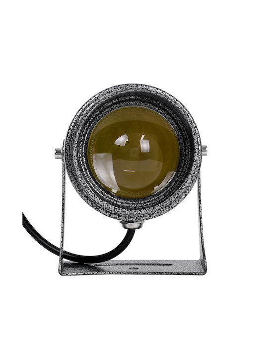 GloboStar Φωτιστικό Προβολάκι LED Εξωτερικού Χώρου 16W με Φυσικό Λευκό Φως IP65 Γκρι