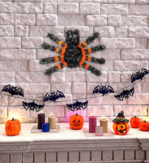 Decorativ Tinsel De carnaval Păianjen pentru Halloween 1buc