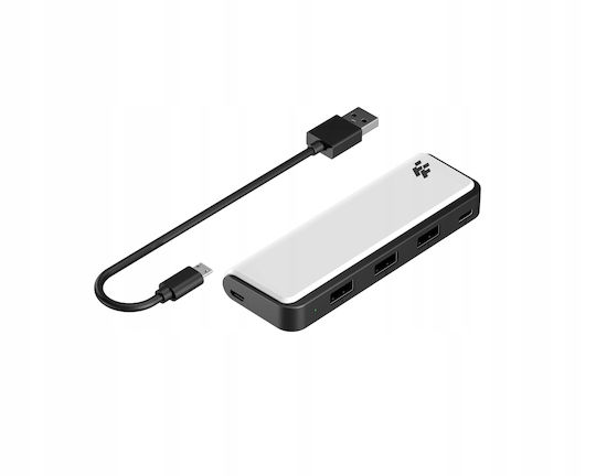 Ps5 Usb Hub 3x Usb-a 1x Usb-c Led Flashfire Ahub155 Detachable Cable