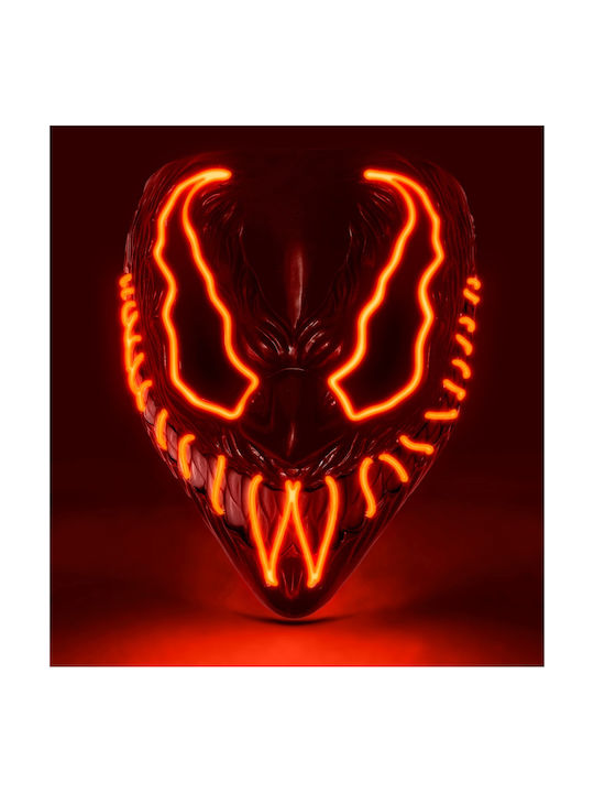 Μασκα Venom Led Φως Κοκκινη