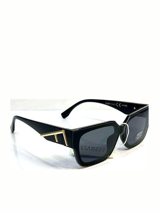 Woman's Fashion Ochelari de soare Μαύρα cu Cadru & Negru Lentilă Woman's Fashion Ochelari de soare Μαύρα cu Cadru & Negru Lentilă