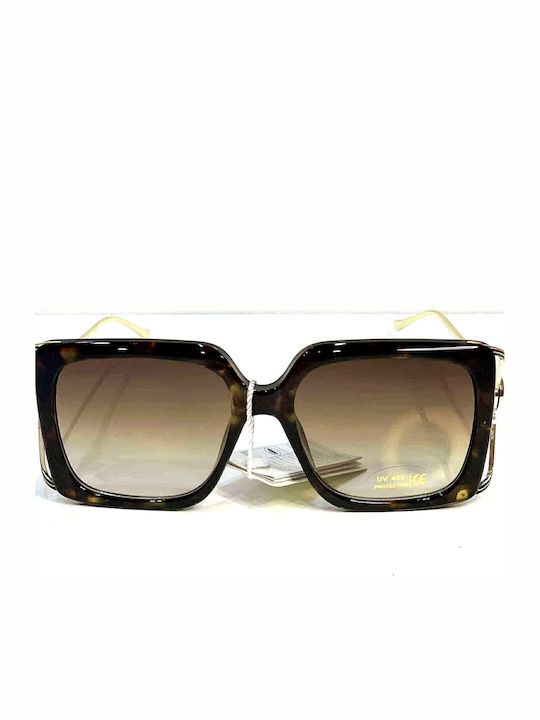 Woman's Fashion Ochelari de soare Maro cu Cadru & Maro Lentilă Woman's Fashion Ochelari de soare Maro cu Cadru & Maro Lentilă