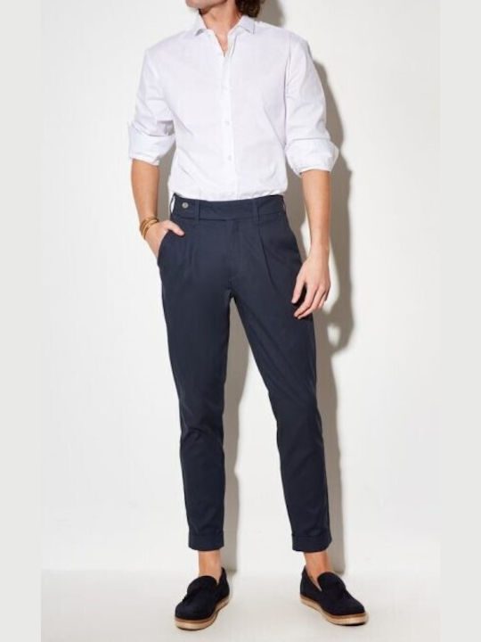 Stefan Fashion Trousers Chino D.k Blue