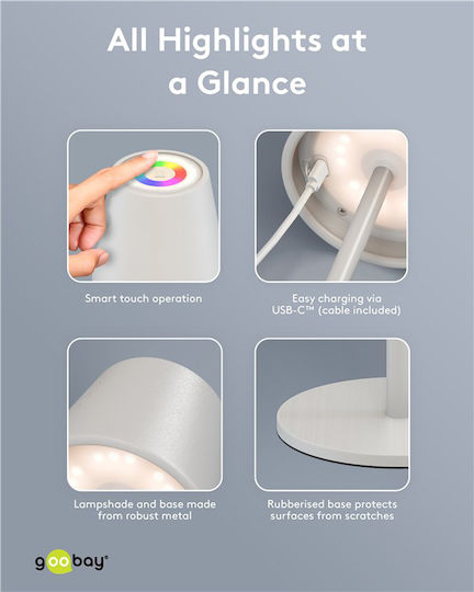 Goobay Διακοσμητικό Φωτιστικό LED RGB 36x36εκ.