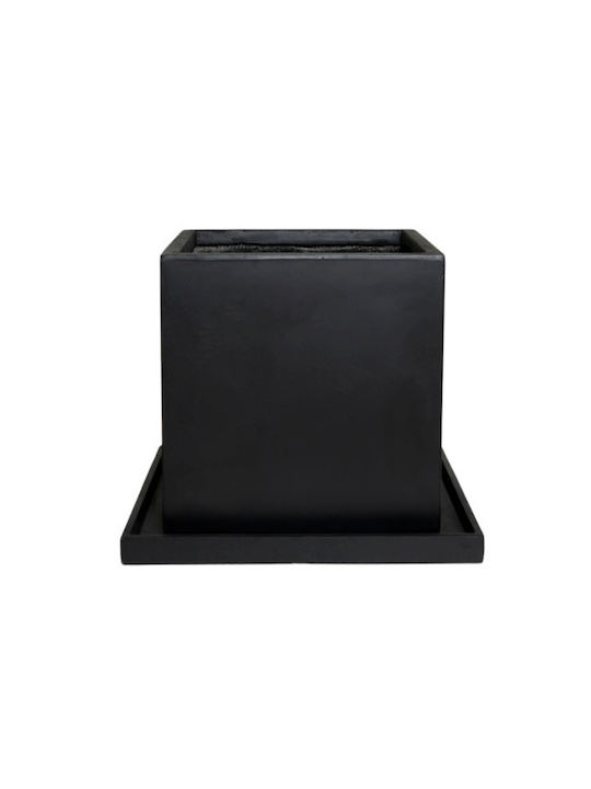 Harmony Pot Ceramic Black 30x30x30.5cm.