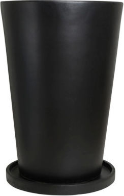 Harmony Pot Ceramic Black 40.5x40.5x61cm.
