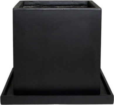 Harmony Pot Ceramic Black 39.5x39.5x49cm.