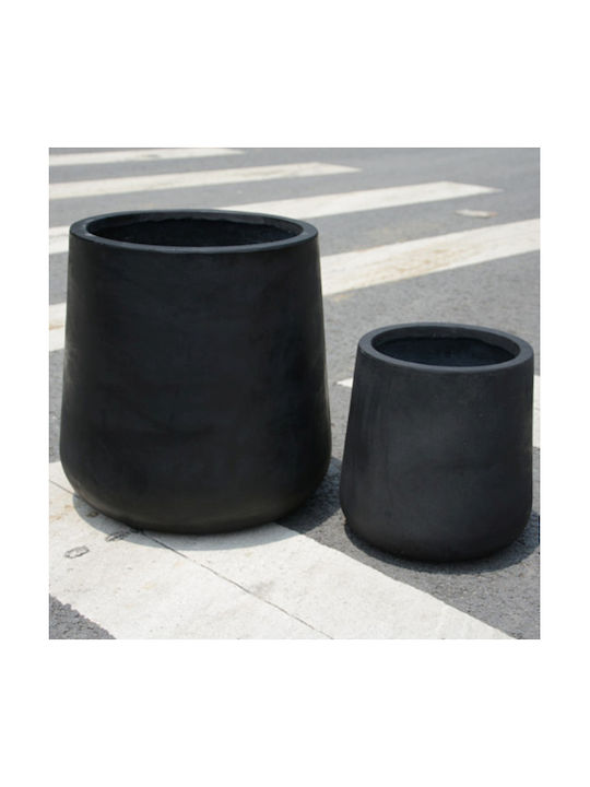 Harmony Topf Keramik Black 56x56x73cm.