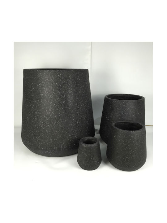 Harmony Topf Keramik Black 56x56x73cm.