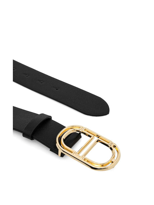 Twinset Leather Women's Belt Black