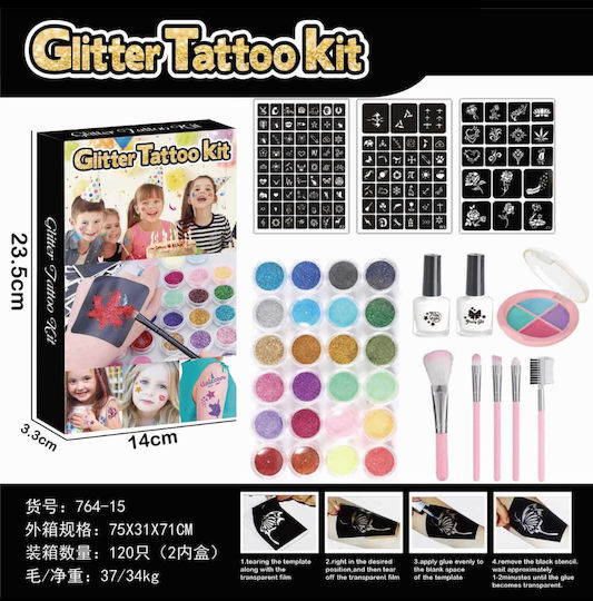 Set Mask Up Carnival Children's Makeup 24 Colors 764-15