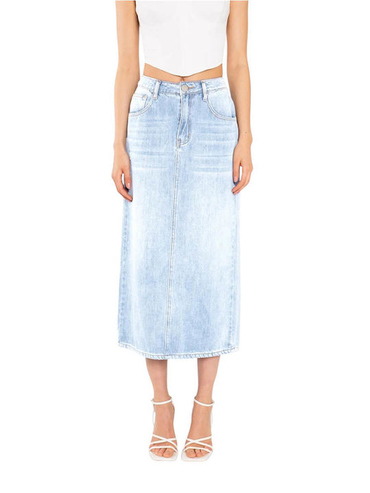 Glamorous Denim Skirt Blue