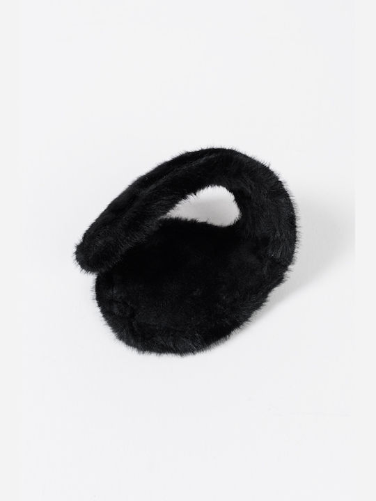 Unisex Earmuff Tricotat în culoarea Negru
