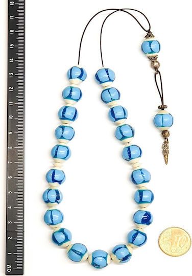 Roloi Komboloi Camel Bone Worry Beads Multicolour 32cm