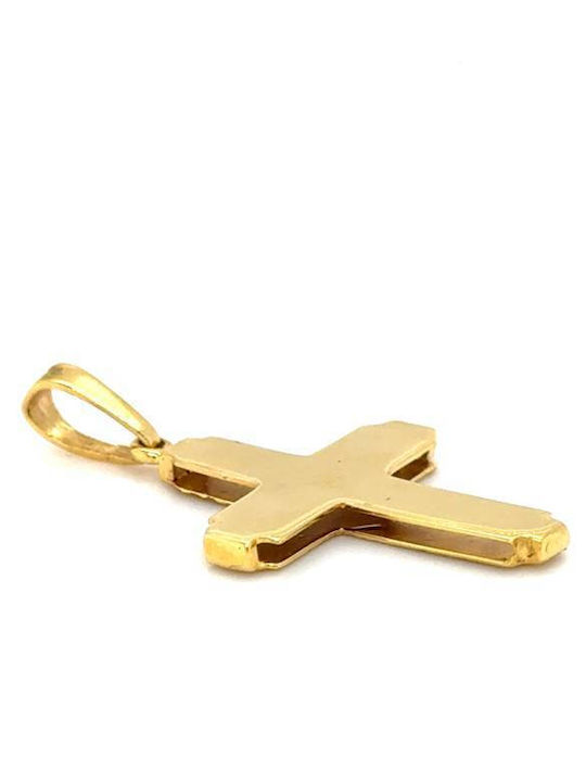 Drandakis Gold Kreuz 9K Beidseitig