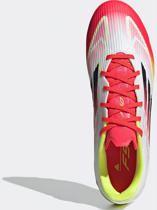 adidas F50 League Pantofi de Fotbal cu crampoane Albe