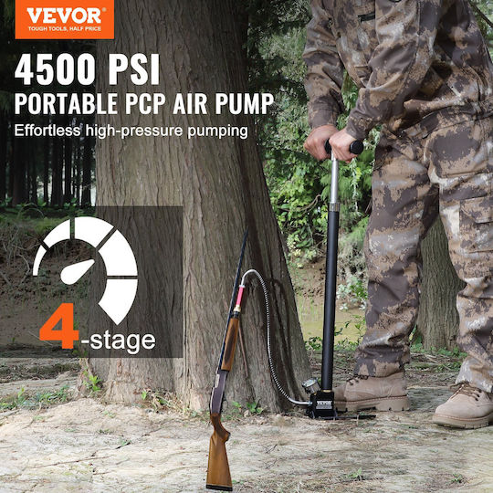Vevor SDQQCQB4000PSVH1RV0 Помпа Пневматичен Ръката с Манометър