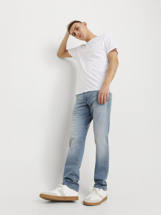 Jack & Jones Men's Denim Pants in Tapered Line Blue Denim