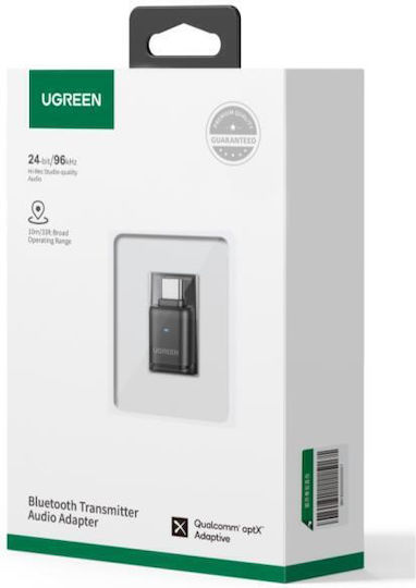Ugreen USB-C Bluetooth 5.3 Adapter με Εμβέλεια 10m (45008)