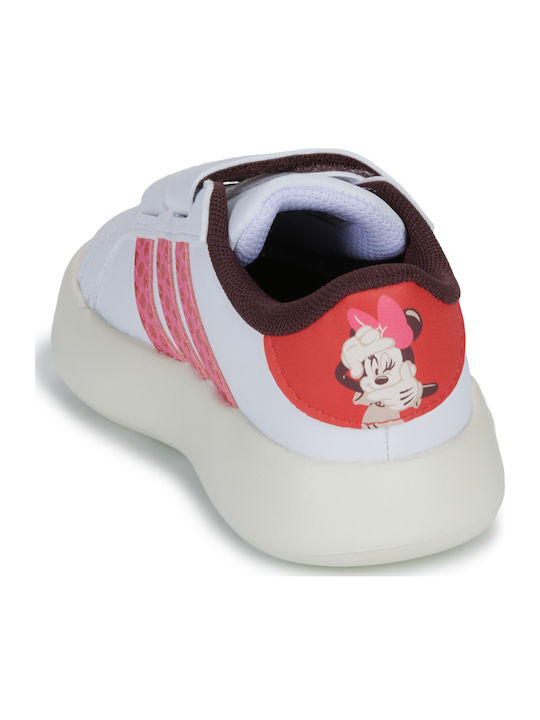 GRAND COURT Παιδικά Sneakers με Σκρατς Λευκά