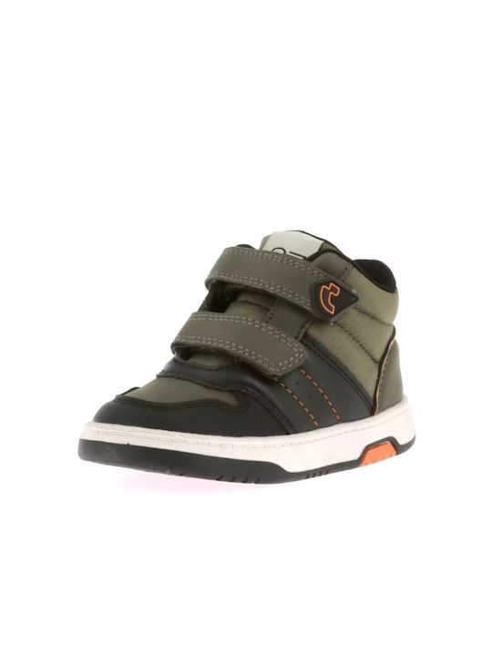 Safety Jogger Kids Boots with Hoop & Loop Closure Khaki