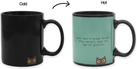 Winkee Heat Changing Mug Naughty Cat