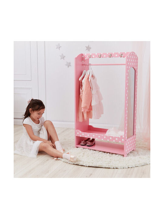 Agățător De Perete Pentru Copii Din Lemn Cu Raft 80x26x102 Cm Agățător De Perete Pentru Copii Din Lemn Cu Raft 80x26x102 Cm