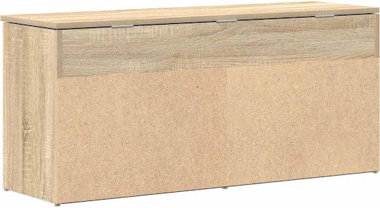 Мебел за антре с Шкаф за Обувки Кафяв 102x30.5x45см