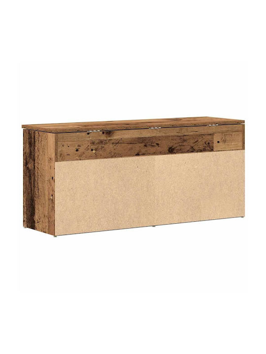 Мебел за антре с Шкаф за Обувки Кафяв 102x30.5x45см