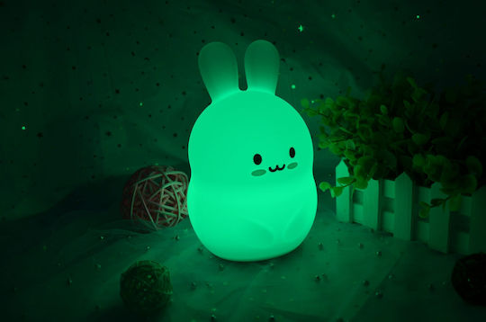 FreeOn Lămpi De Veghe Pentru Copii Led Bear Usb Alb Cu Iluminare Rgb