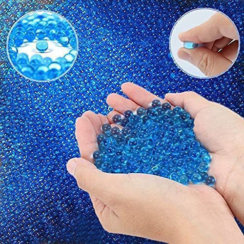 Set 50,000 Gel Balls Zola 7-8 Mm Hydrogel Blue