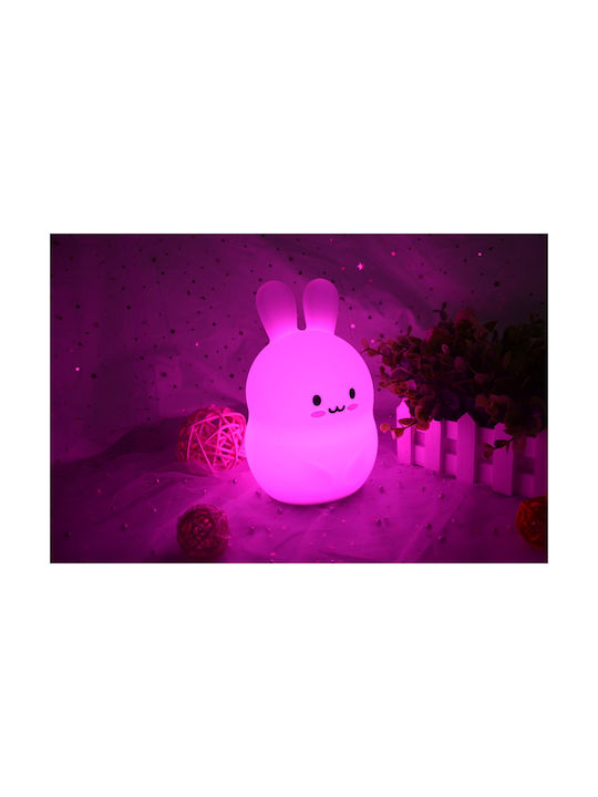FreeOn Nachtlichter Für Das Kinderzimmer LED Eule Usb Weiß Mit RGB Licht