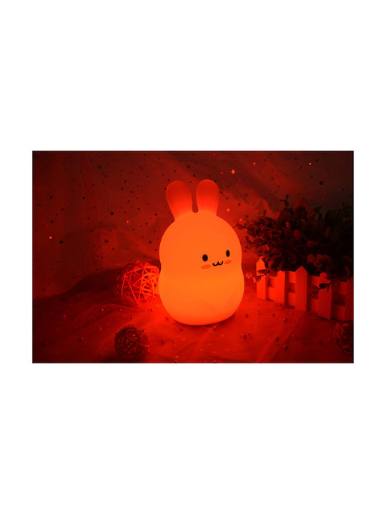 FreeOn Nachtlichter Für Das Kinderzimmer LED Eule Usb Weiß Mit RGB Licht
