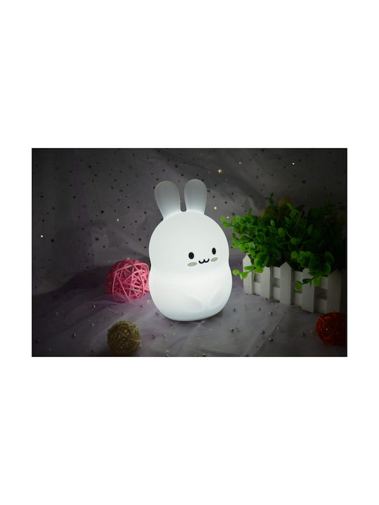 FreeOn Nachtlichter Für Das Kinderzimmer LED Eule Usb Weiß Mit RGB Licht