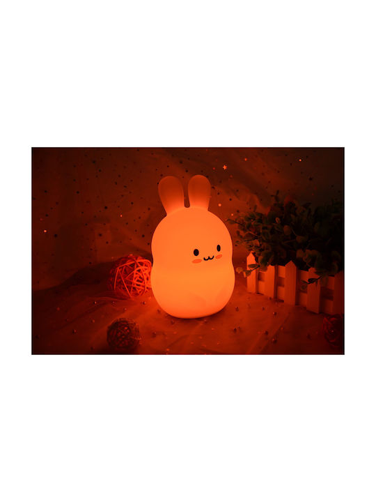 FreeOn Nursery Night Light LED Rabbit Power White