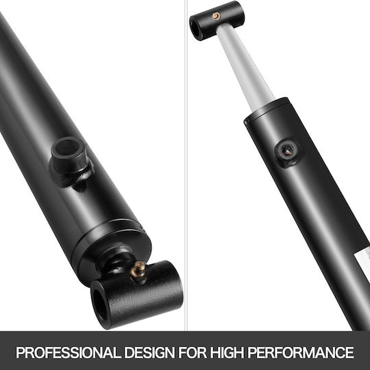 Vevor Hydraulic Cylinder 2\" Bore 36\" Stroke Hydraulic Ram Cylinder 3000psi Hydraulic Cylinders Welded Double Acting Cross Tube Sae6 Port Hydraulic Lifting Cylinder 2 X 36